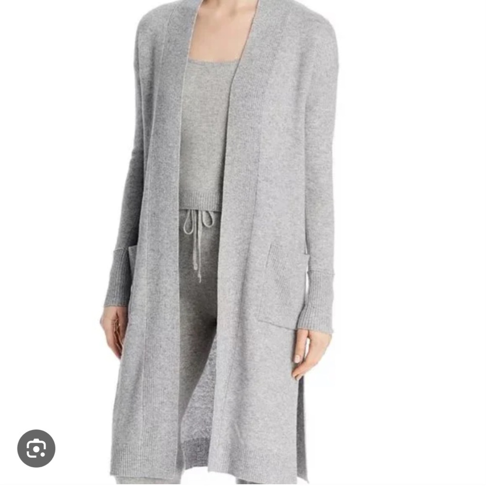 Aqua Cashmere Duster Cardigan